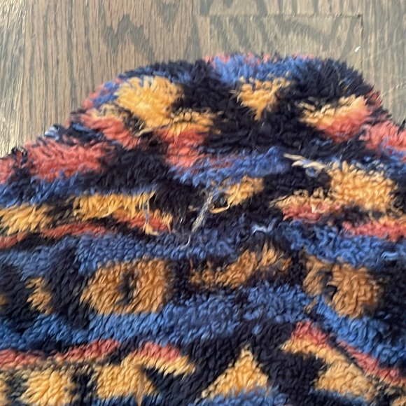 Faherty Kids Mountain Sunset High Pile Fleece Jacket size 5 blue - Picture 8 of 8